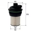 Filtre à carburant VALEO 587950 - Visuel 1