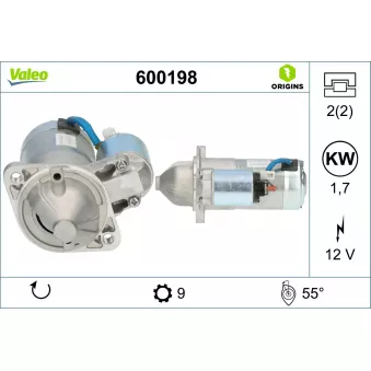 Démarreur VALEO 600198