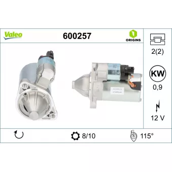 Démarreur VALEO 600257