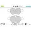 Jeu de 4 plaquettes de frein avant VALEO 610336 - Visuel 1