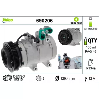Compresseur, climatisation VALEO