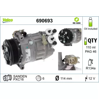 Compresseur, climatisation VALEO