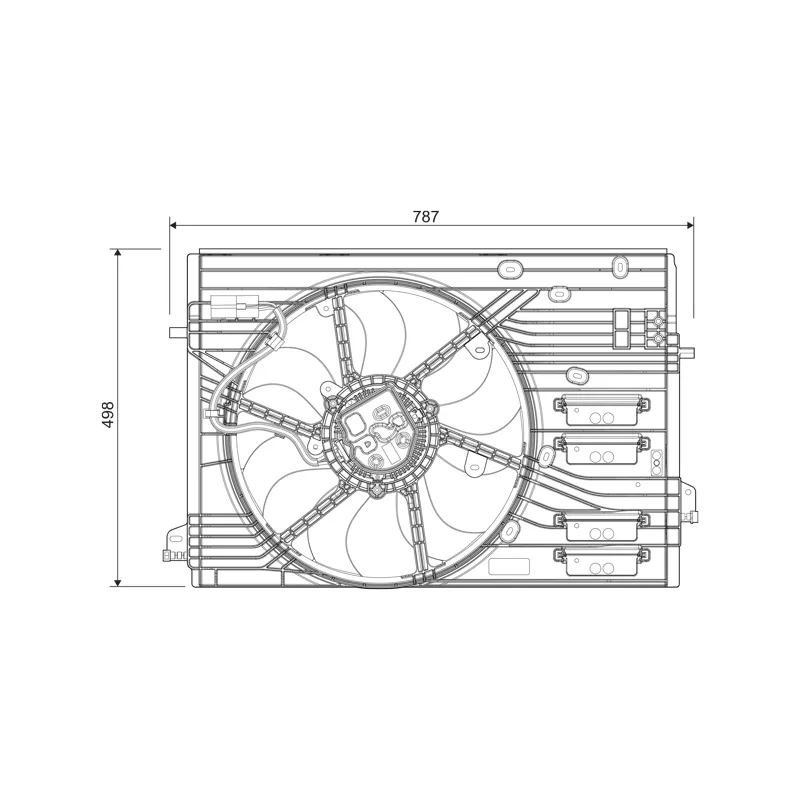 Ventilateur, refroidissement du moteur VALEO 696456