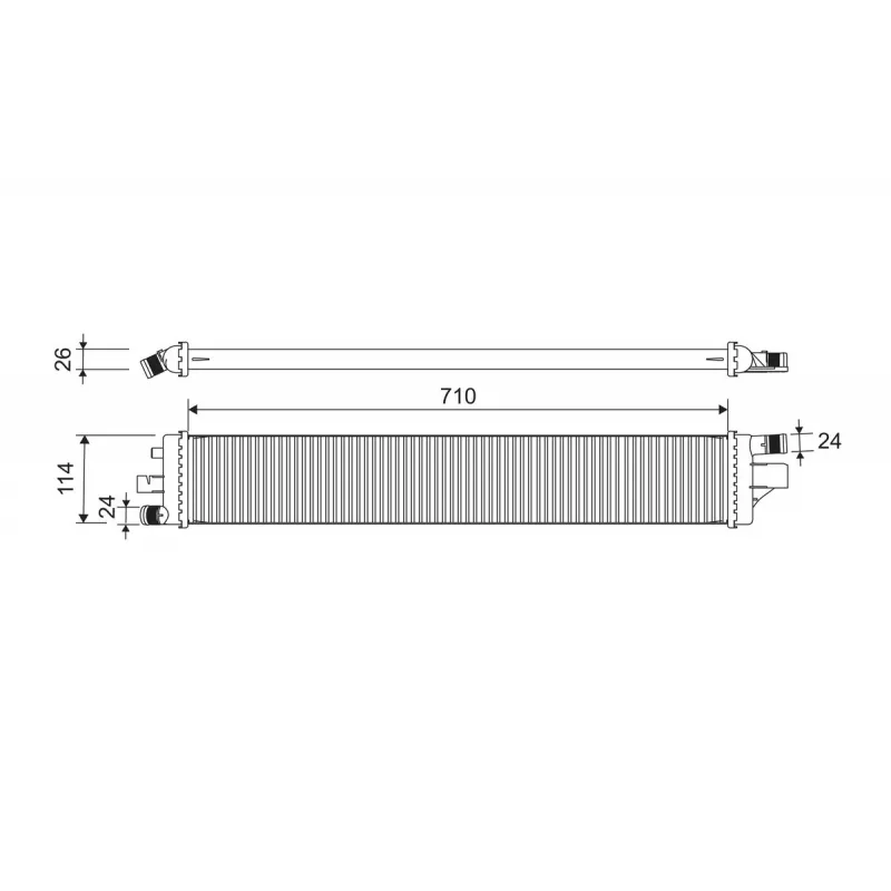 Radiateur, refroidissement du moteur VALEO 701289