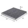 Filtre, air de l'habitacle VALEO 715860 - Visuel 1