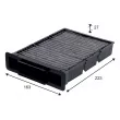 Filtre, air de l'habitacle VALEO 715876 - Visuel 1