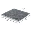Filtre, air de l'habitacle VALEO 715902 - Visuel 1