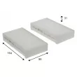 Filtre, air de l'habitacle VALEO 715919 - Visuel 1