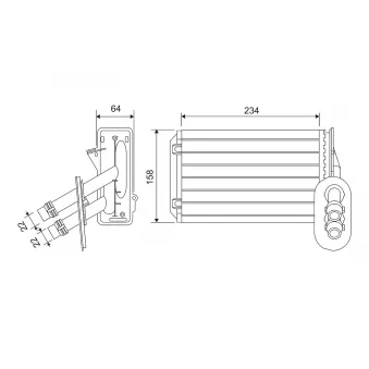 Système de chauffage VALEO 811501
