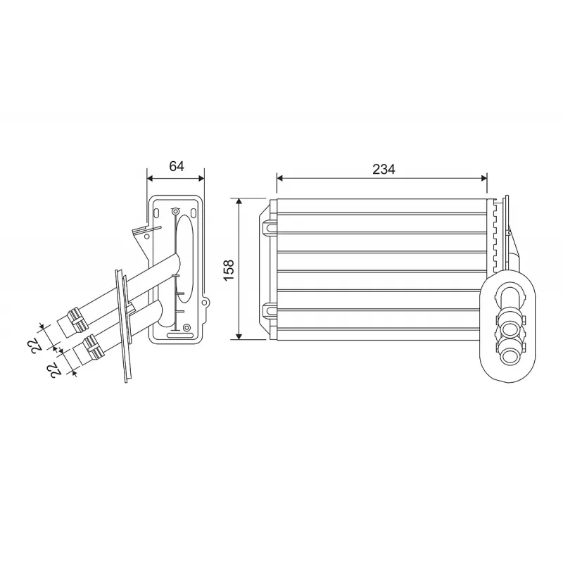 Système de chauffage VALEO 811501