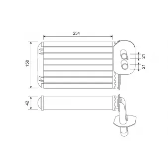 Système de chauffage VALEO 811518