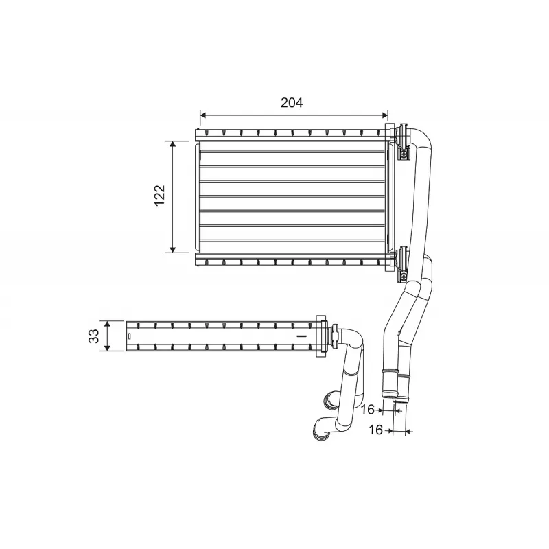 Système de chauffage VALEO 811535
