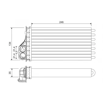 Système de chauffage VALEO 811567