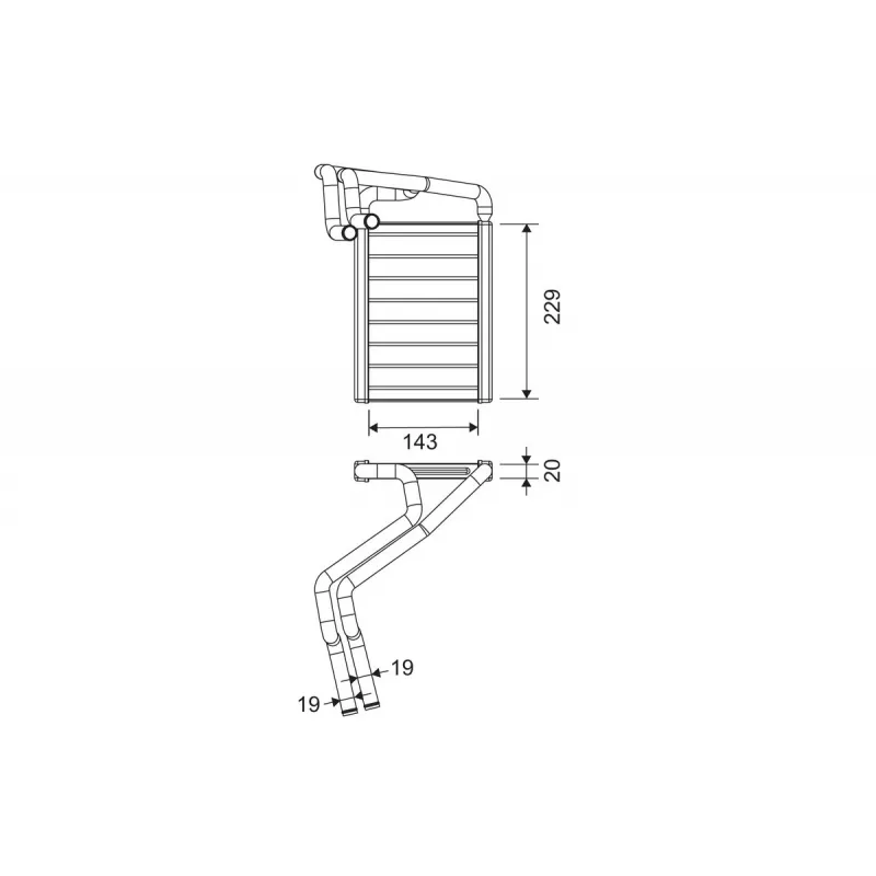 Système de chauffage VALEO 811648