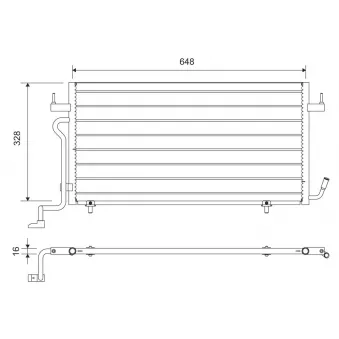 Condenseur, climatisation VALEO 812715