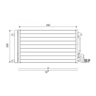 Condenseur, climatisation VALEO 814364