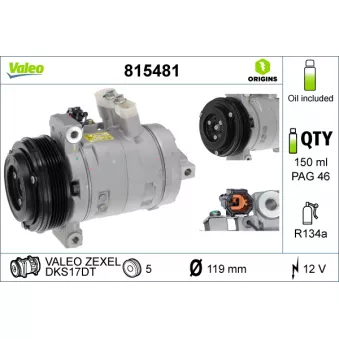 Compresseur, climatisation VALEO
