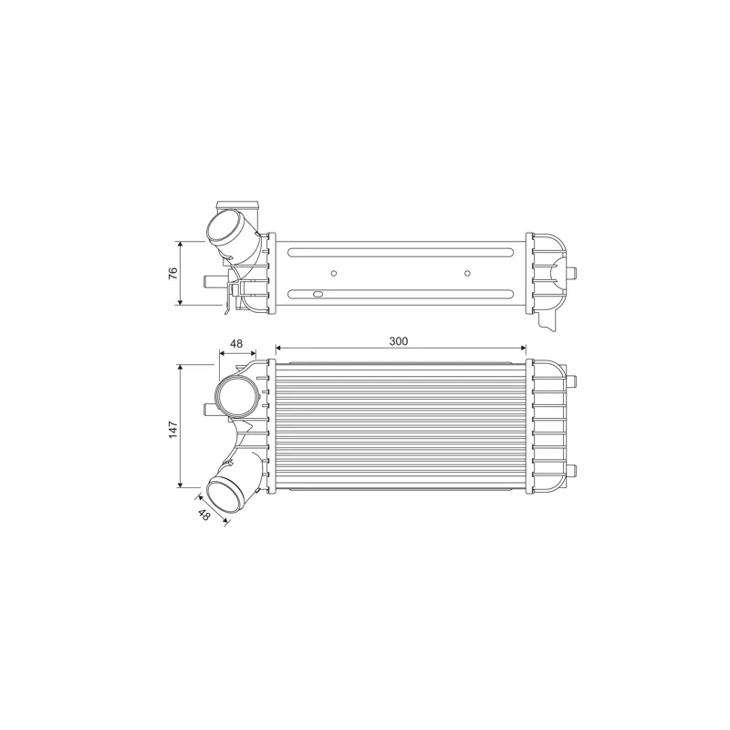 Intercooler, échangeur VALEO 818365