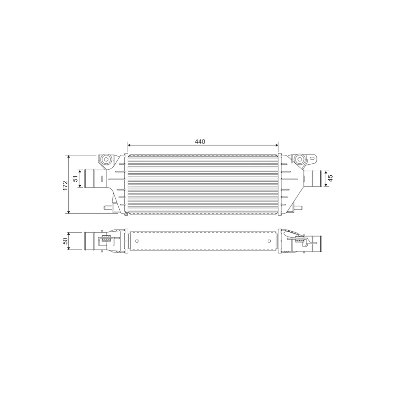 Intercooler, échangeur VALEO 818379