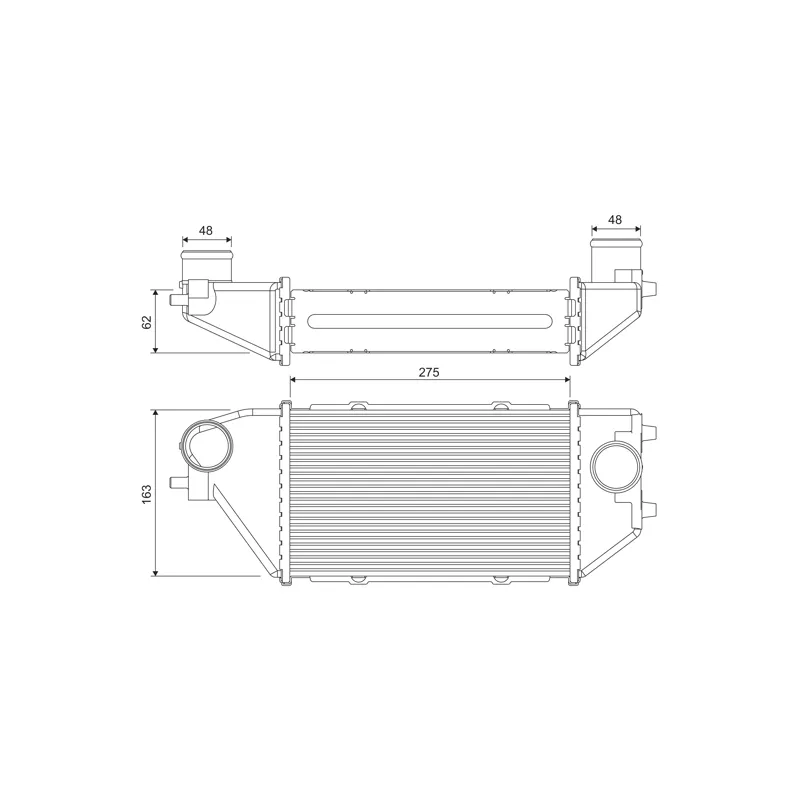 Intercooler, échangeur VALEO 818381