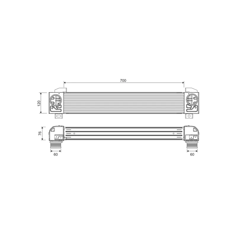 Intercooler, échangeur VALEO 818386