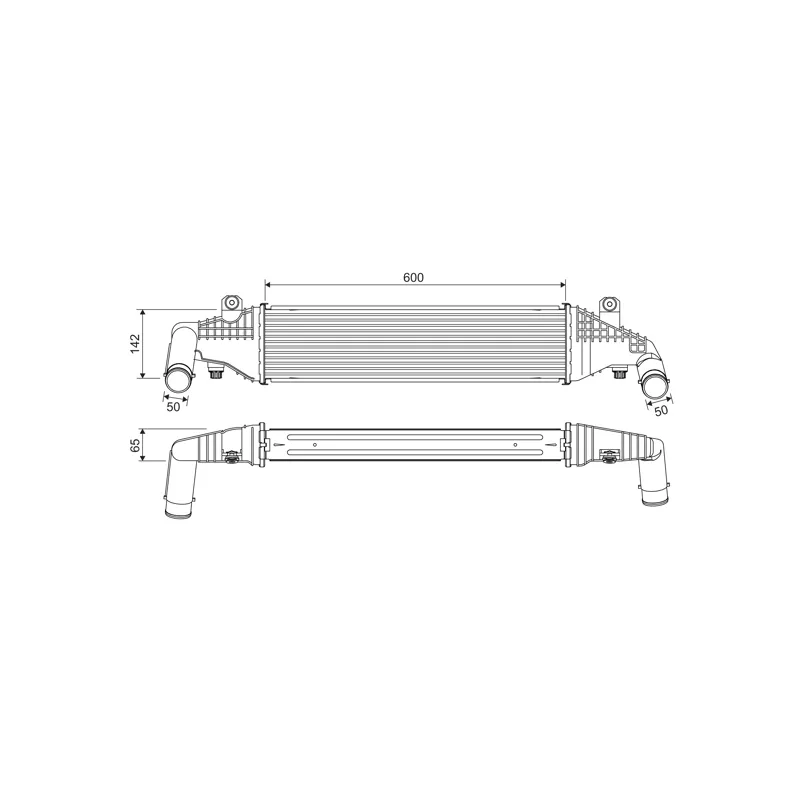 Intercooler, échangeur VALEO 818542