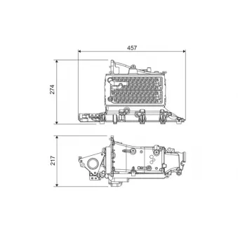 Intercooler, échangeur VALEO