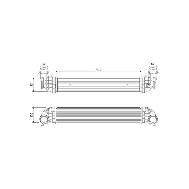 Intercooler, échangeur VALEO 818690