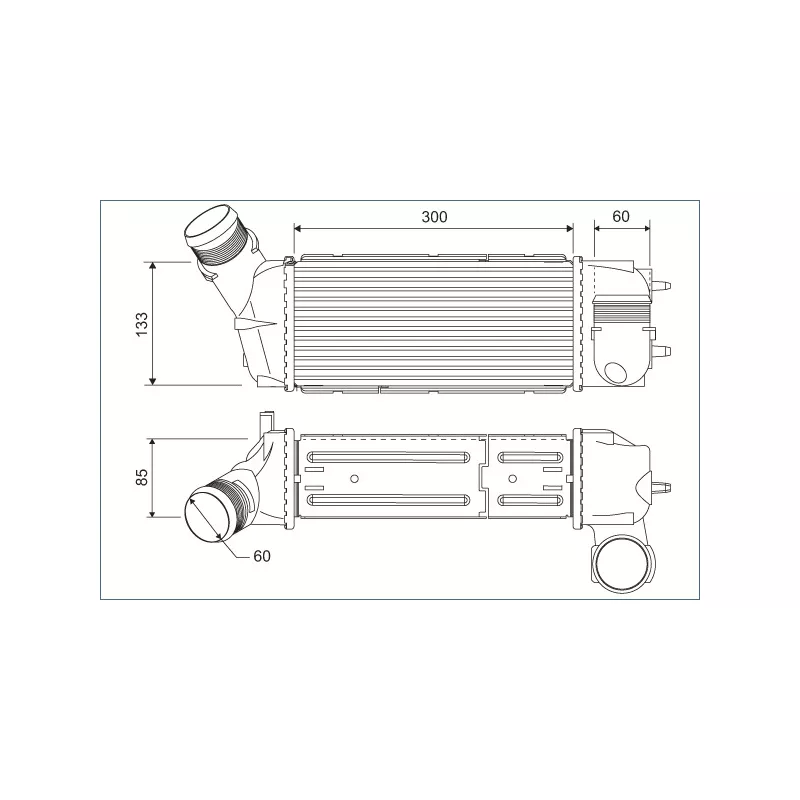 Intercooler, échangeur VALEO 818769