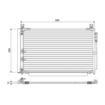 Condenseur, climatisation VALEO