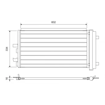 Condenseur, climatisation VALEO 822752