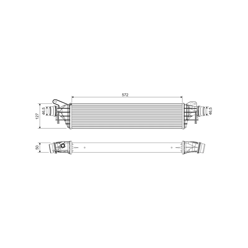 Intercooler, échangeur VALEO 822909