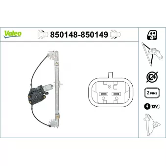Lève-vitre VALEO 850148