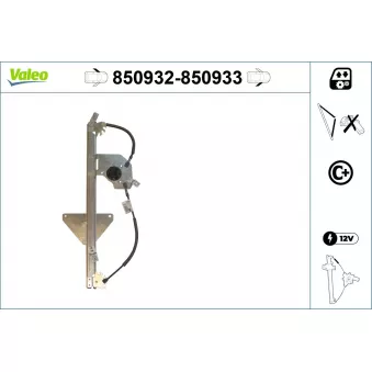 Lève-vitre VALEO 850932