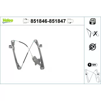Lève-vitre VALEO 851846