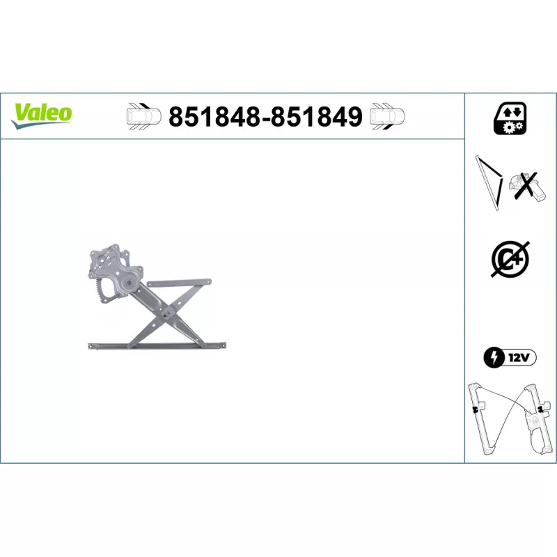 Lève-vitre VALEO 851848