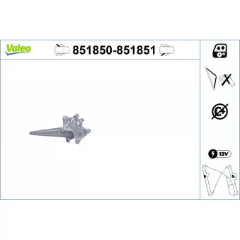 Lève-vitre VALEO 851850
