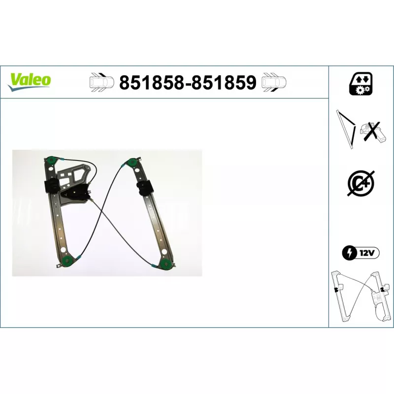 Lève-vitre VALEO 851858