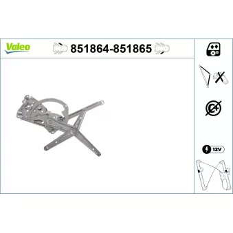 Lève-vitre VALEO 851864