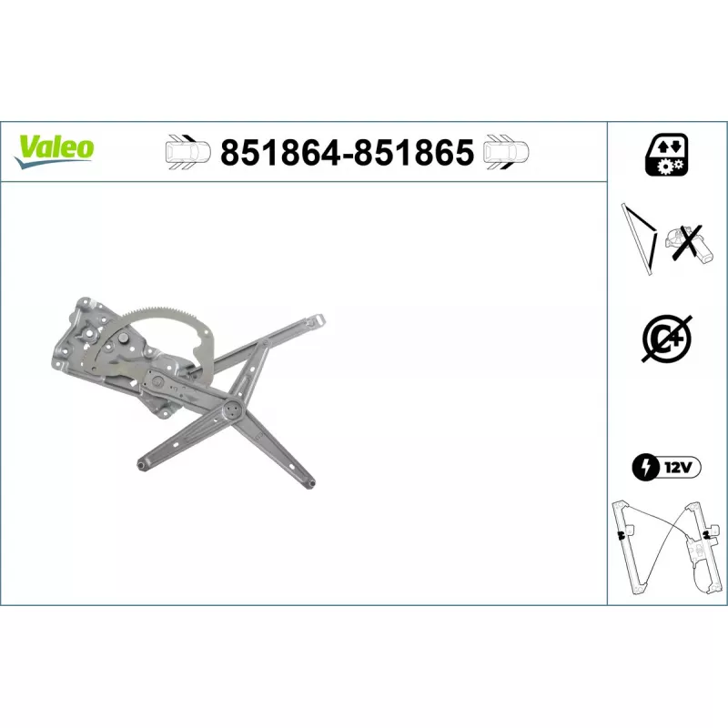 Lève-vitre VALEO 851864