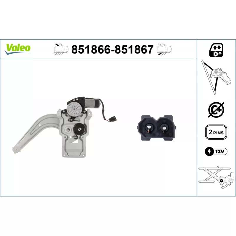 Lève-vitre VALEO 851866
