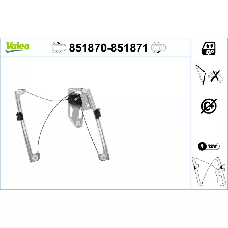 Lève-vitre VALEO 851870