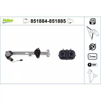 Lève-vitre VALEO 851884