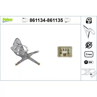 Lève-vitre arrière gauche VALEO