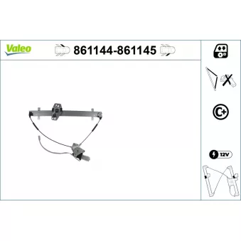 Lève-vitre avant gauche VALEO