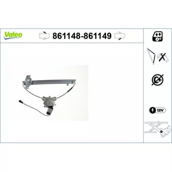 Lève-vitre avant gauche VALEO 861148
