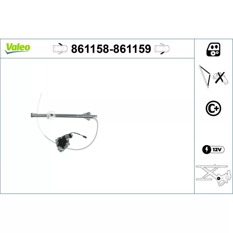Lève-vitre avant gauche VALEO 861158