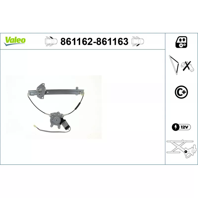Lève-vitre avant gauche VALEO 861162