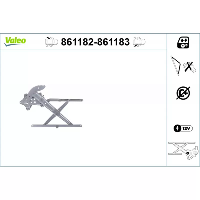 Lève-vitre arrière gauche VALEO 861182