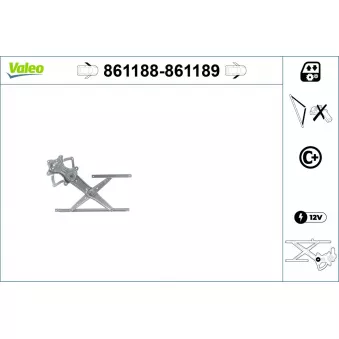 Lève-vitre avant gauche VALEO